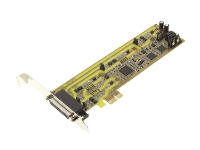 Quad Port Serial RS422/485 PCIe Card with DB44 Cable C9458