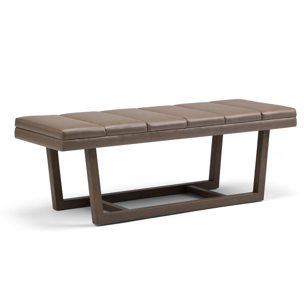 Stone Grey Ottoman Bench J872