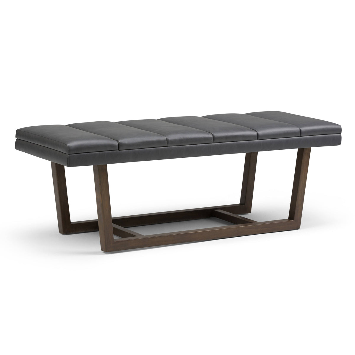 Stone Grey Ottoman Bench J872
