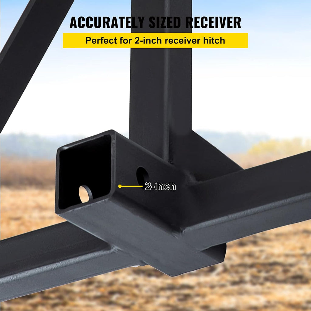 Black 2 Inch Trailer Hitch Receiver Hitch T26286