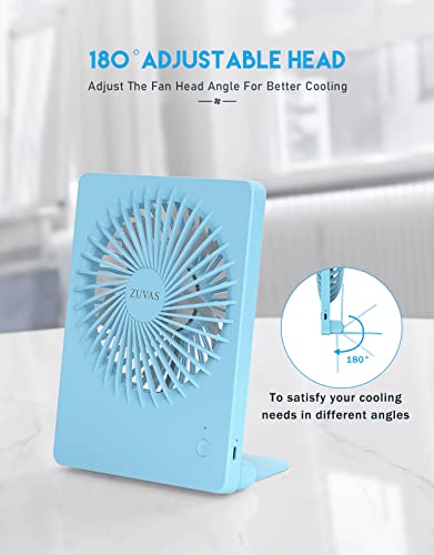 Black Rechargeable Portable Desk Fan A783