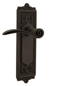 Swan Passage Door Lever Set with Egg and Dar Oil-Rubbed Bronze Z20290