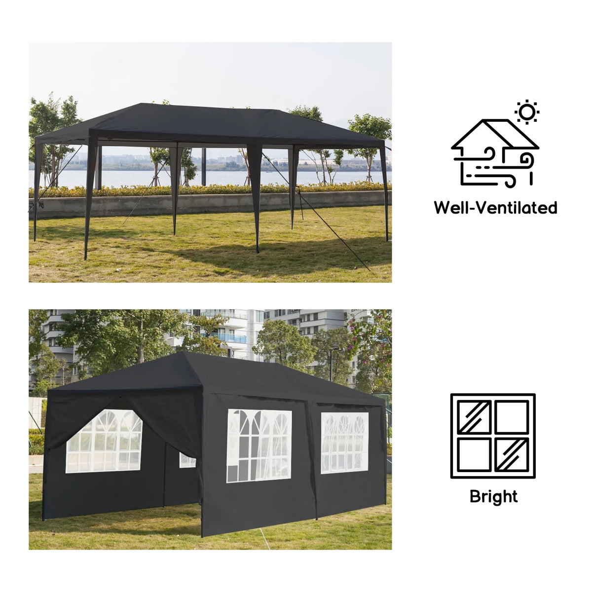 10'x30' 8 Sides Canopy Tent F973754