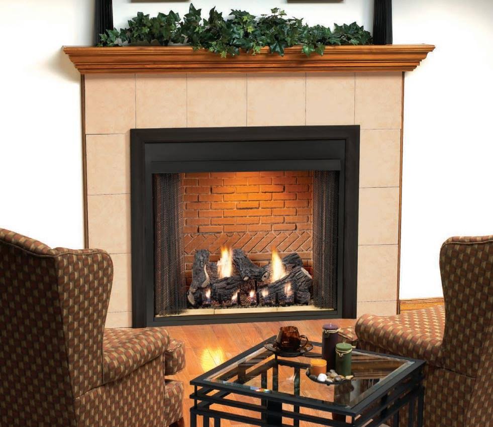 Vent-Free Louvered GAS Firebox E110604