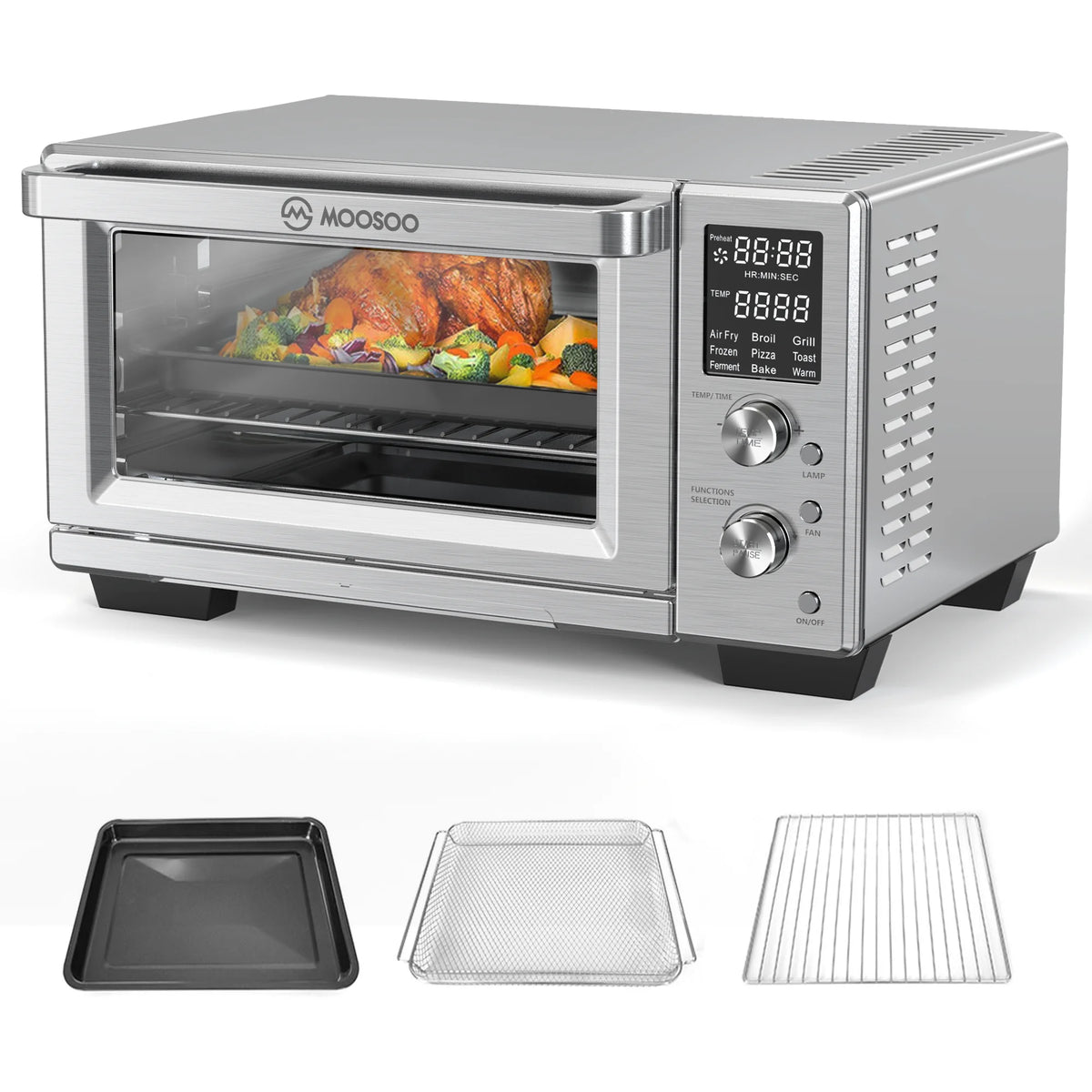 30Qt Stainless Steel Air Fryer Toaster Oven C532