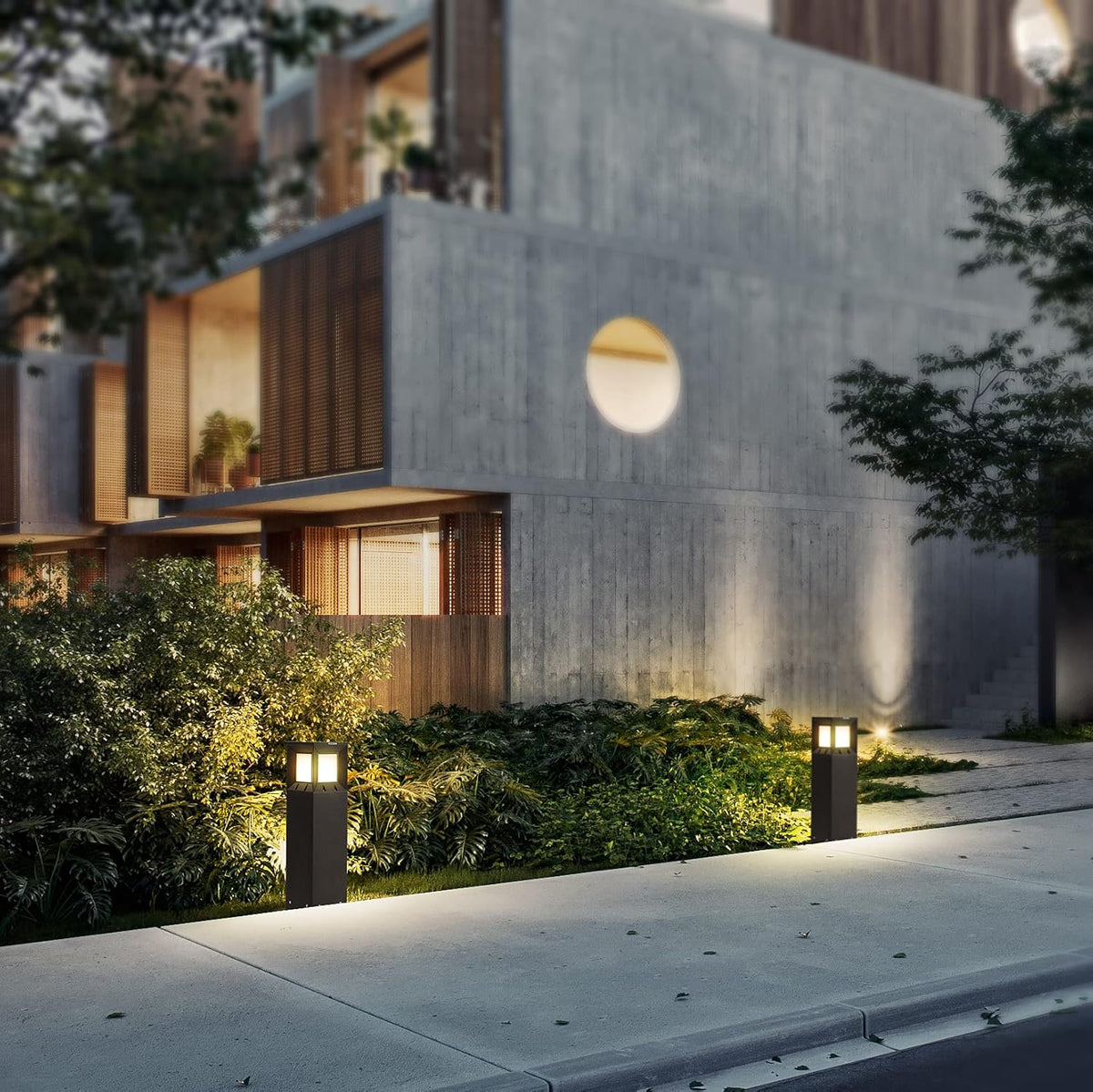 32 Inches Outdoor Bollard Light with IP54 Waterproof LED Lighting P2844
