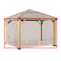 Replacement Mosquito Netting Set for Hard Top Gazebo I578