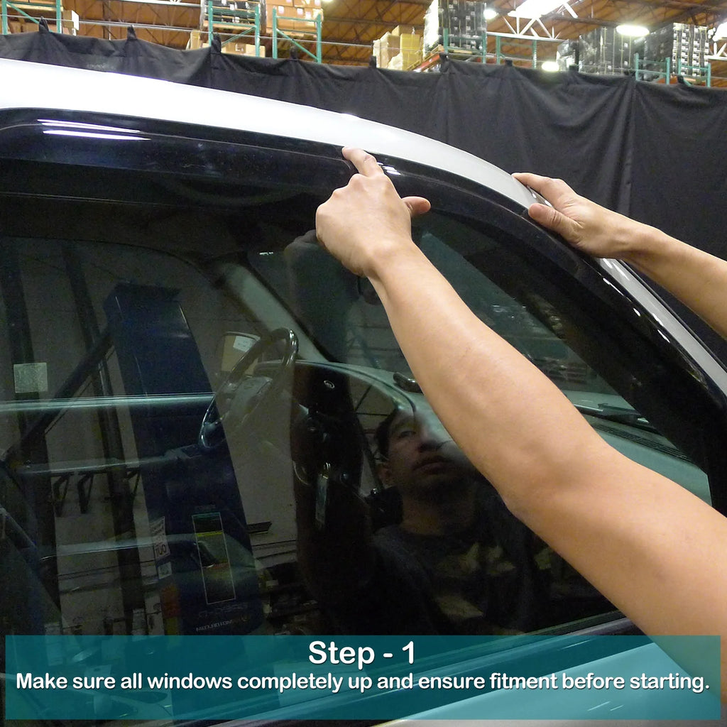 Smoke Window Visors Rain Guard Deflector X4 C878677