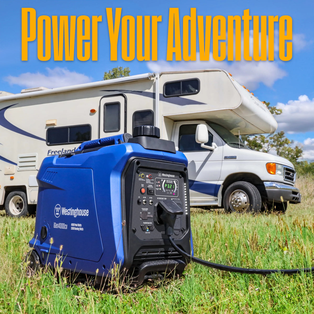 4000 Peak Watt Gas Portable Inverter Generator B692