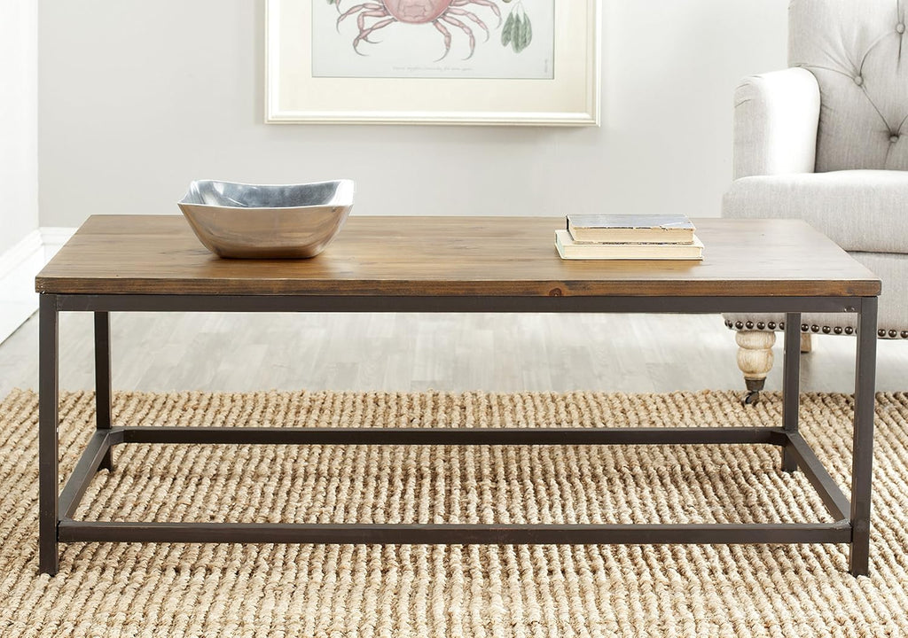 Brown Pine Coffee Table E391