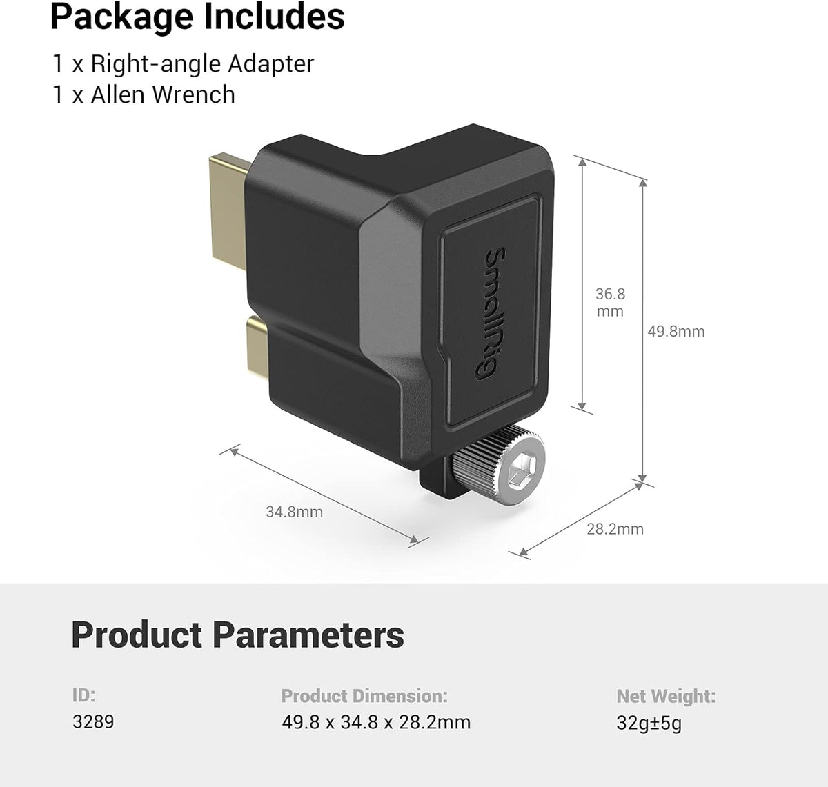 HDMI & USB-C Right-Angle Adapter Z587126