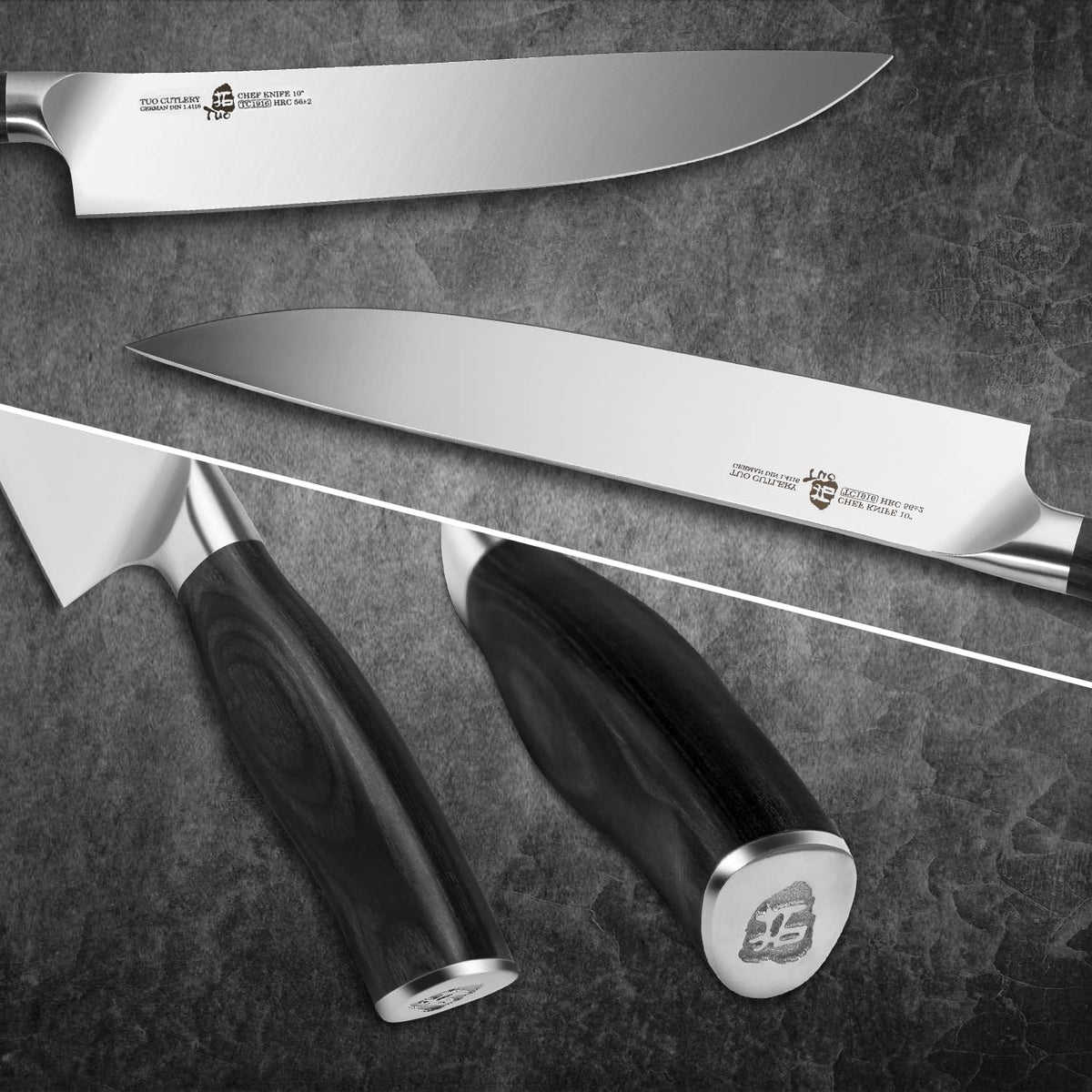 10 inch German Stainless High Carbon Steel Chef Knife Y57076