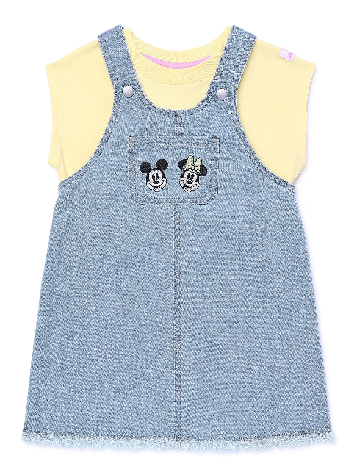Denim Overall Dress Set A864642