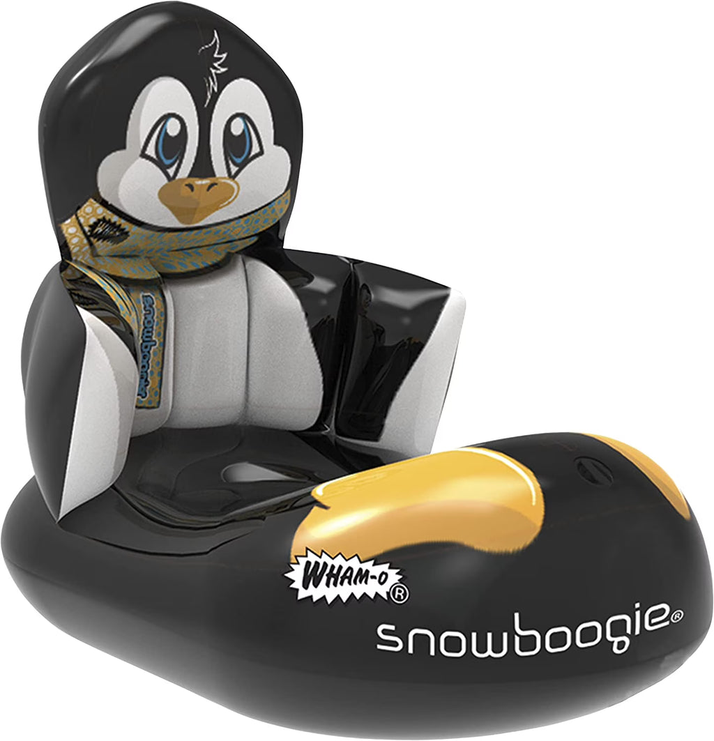 Inflatable Snow Sled 33 In. Single Rider with Soft Handles (black) S116926