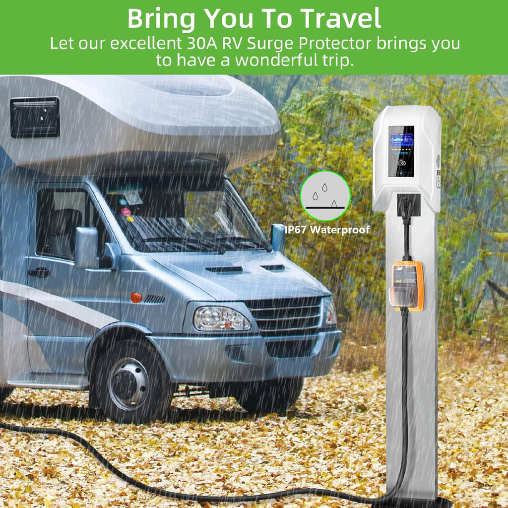 30 Amp RV Surge Protector with Waterproof Cover R20993