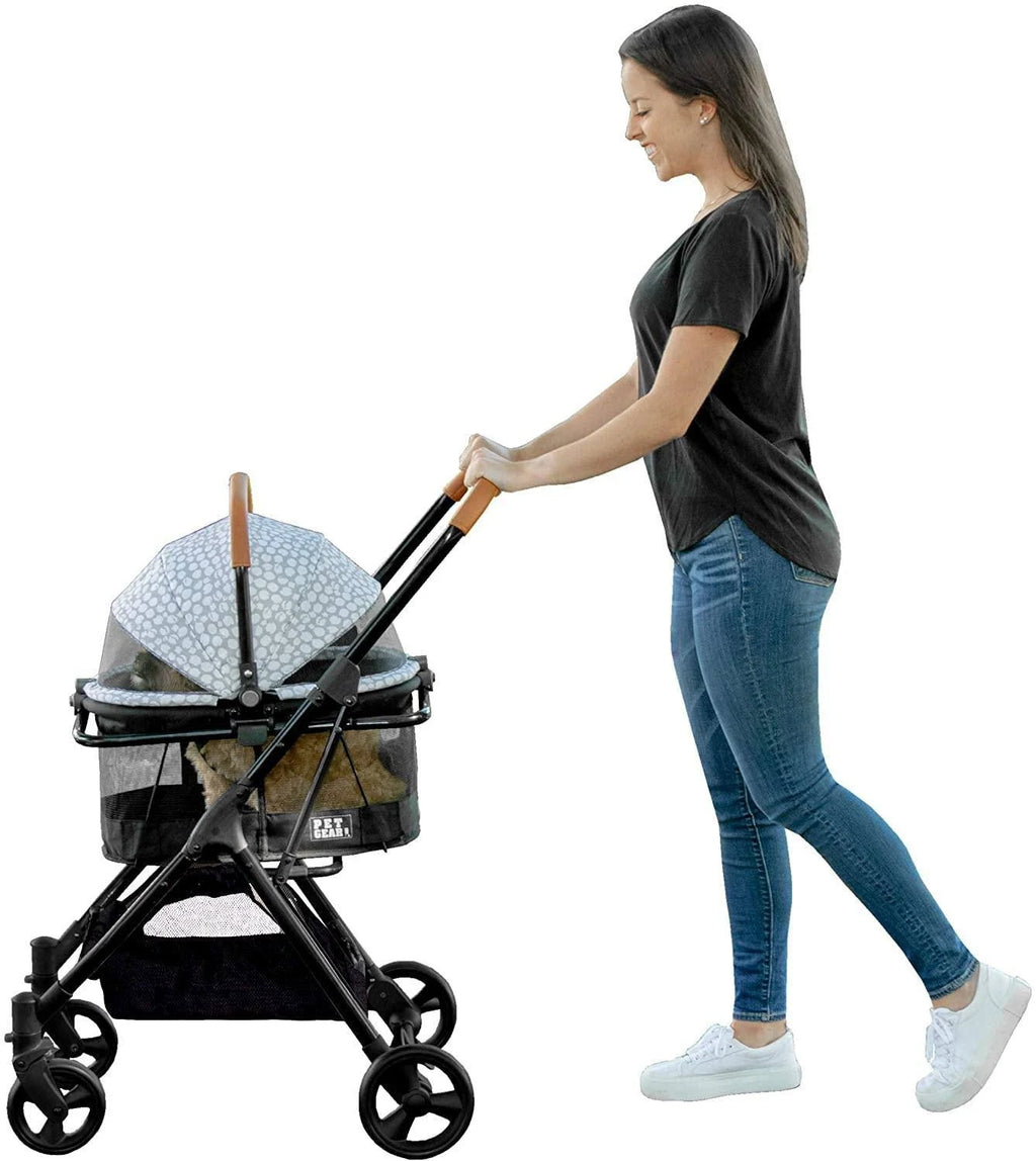 Jet Black Dog & Cat Stroller Y519