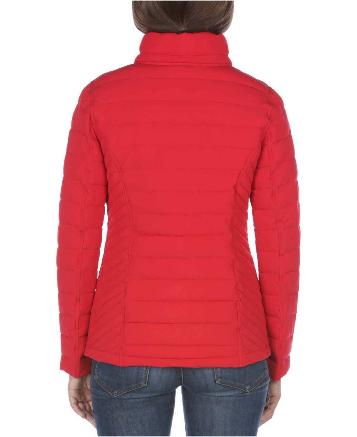 Hooded Stretch Packable Puffer Coat B499855