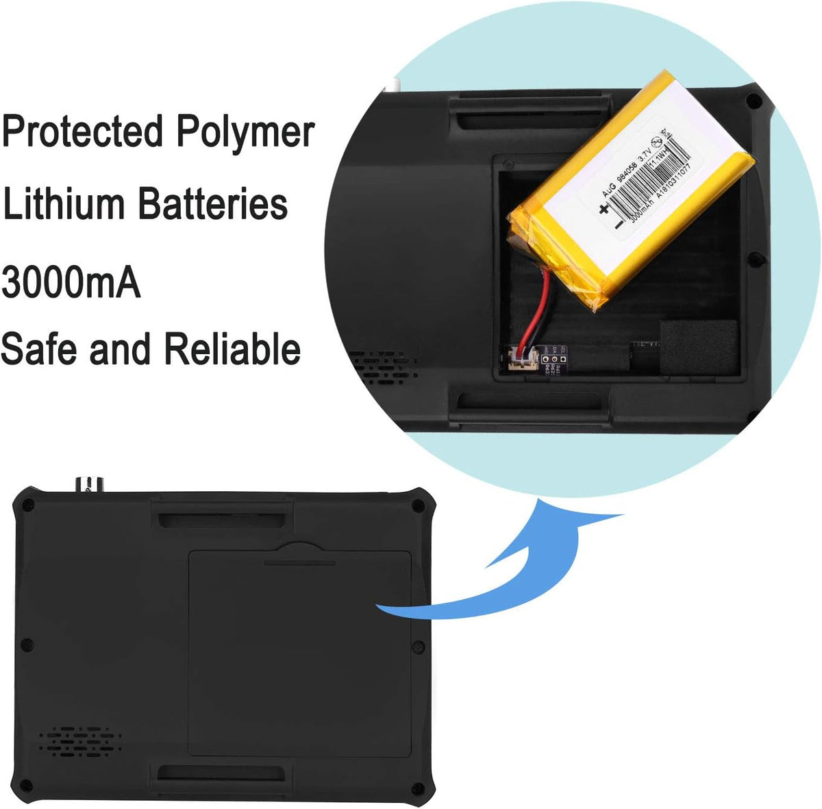HD 5MP Portable CCTV Tester with 4.3 Inch TFT LCD Monitor G9050