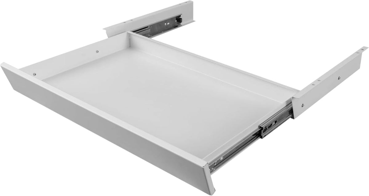 White Sliding Under-Desk Drawer Storage Organizer W6368