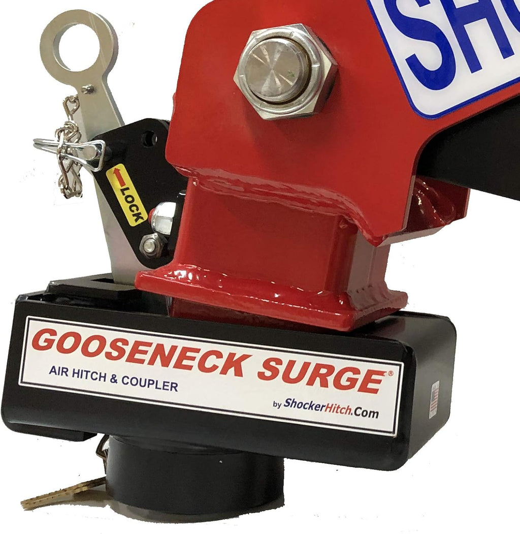 Gooseneck Air Hitch & Coupler, Round 4" Angled Pin 30K SL Coupler U62744