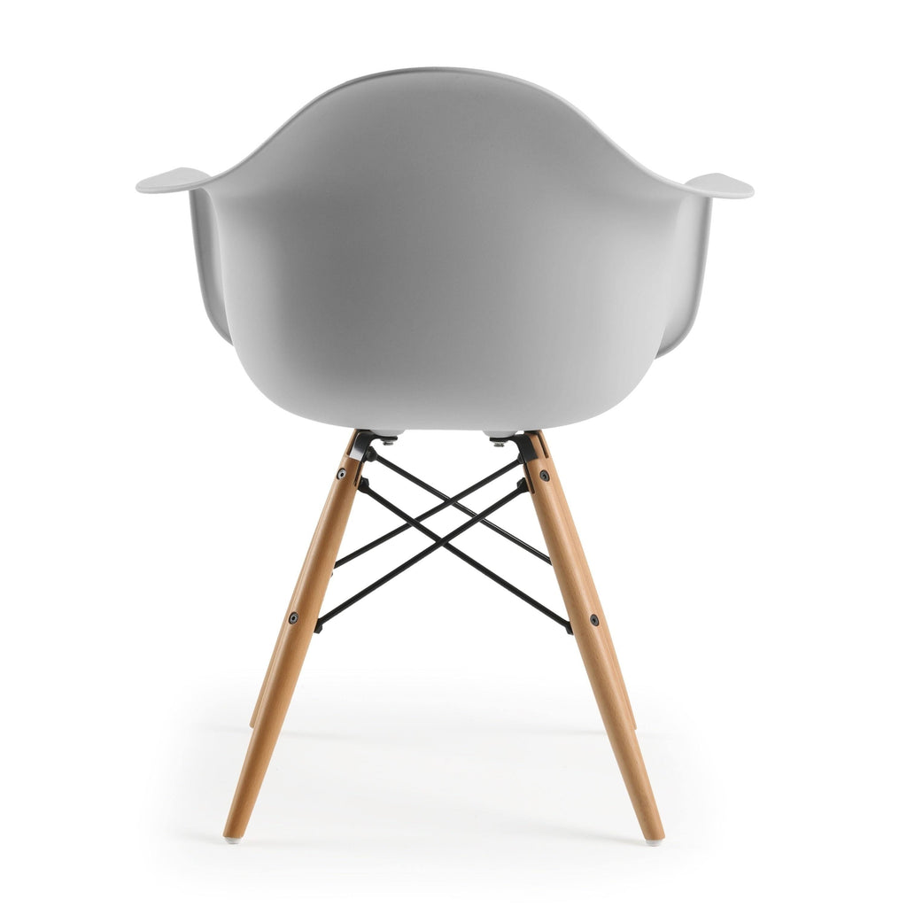 White Arm Chair J2365