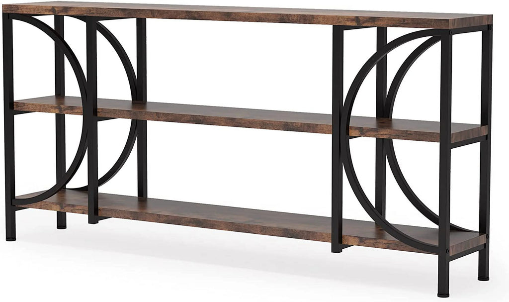 70.9 Inch 3 Tier Console Table with Shelves E8251