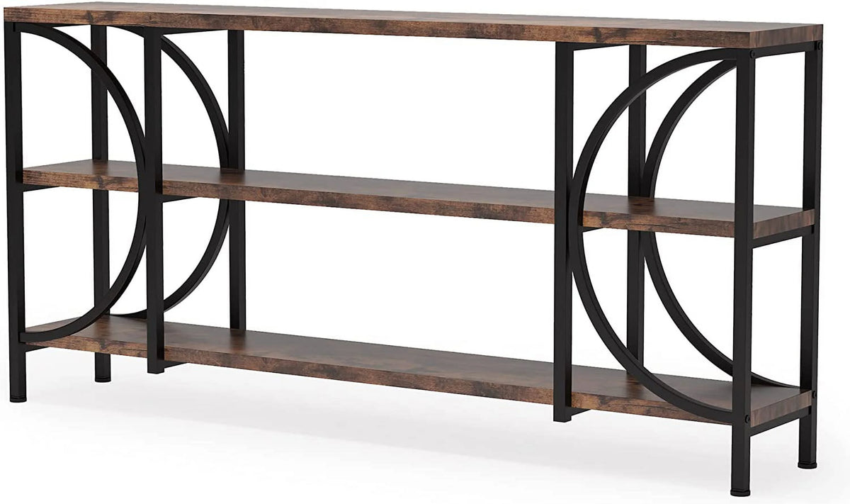 70.9 Inch 3 Tier Console Table with Shelves E8251