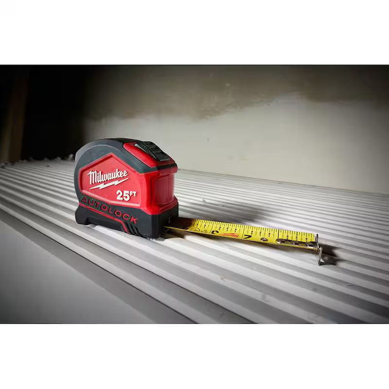 25 ft. and 16 ft. Compact Auto Lock Tape Measure F754342