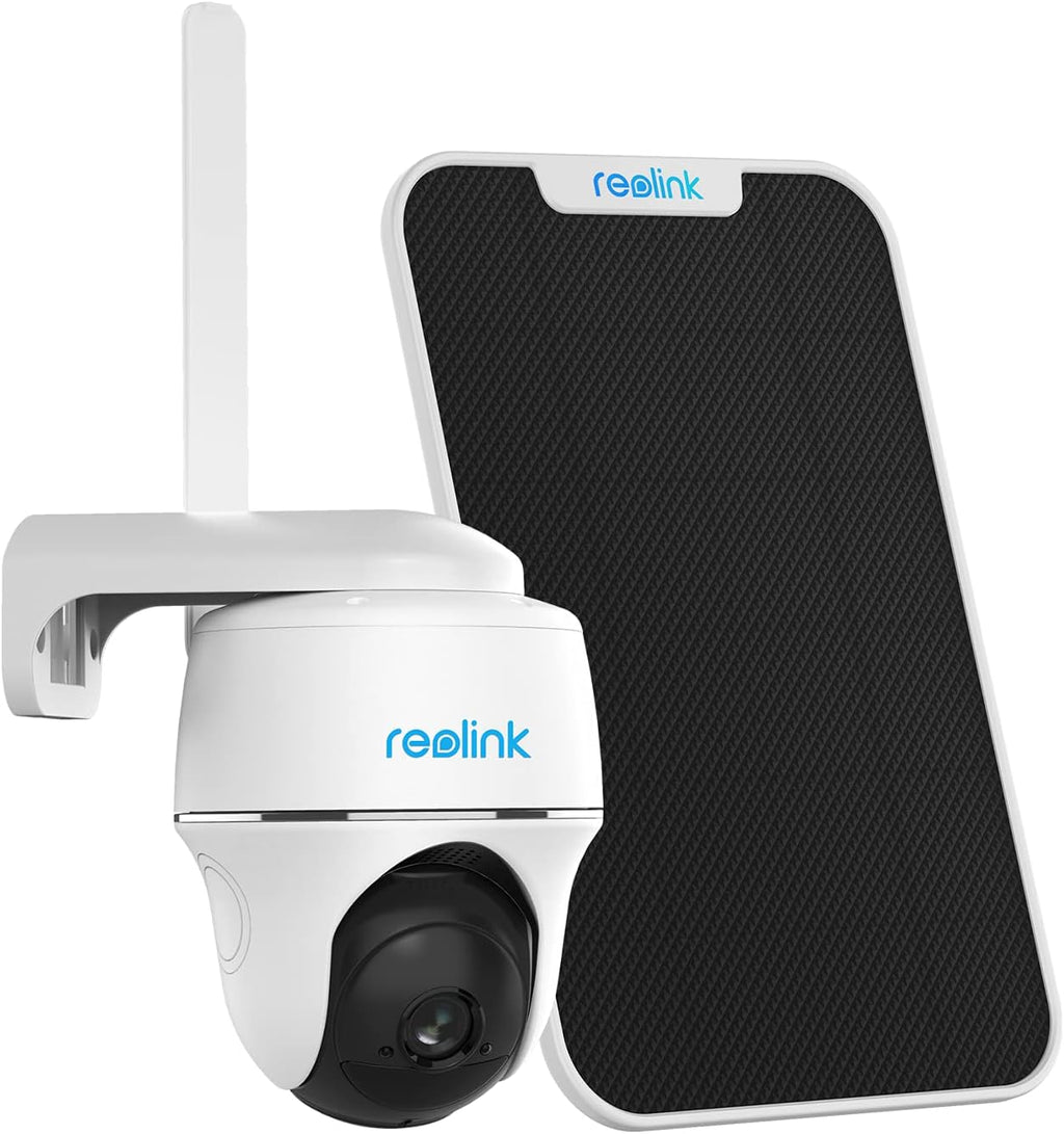 Outdoor Security Camera System Pan Tilt 3G/4G LTE Solar Battery Powered Camera with Solar Panel N754229