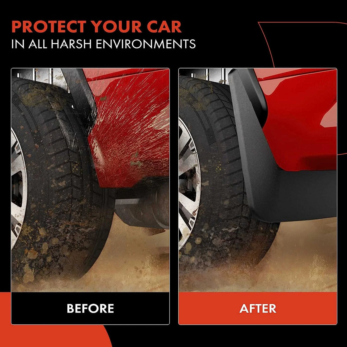 Mud Flaps Splash Guard 4-PC Set B79118