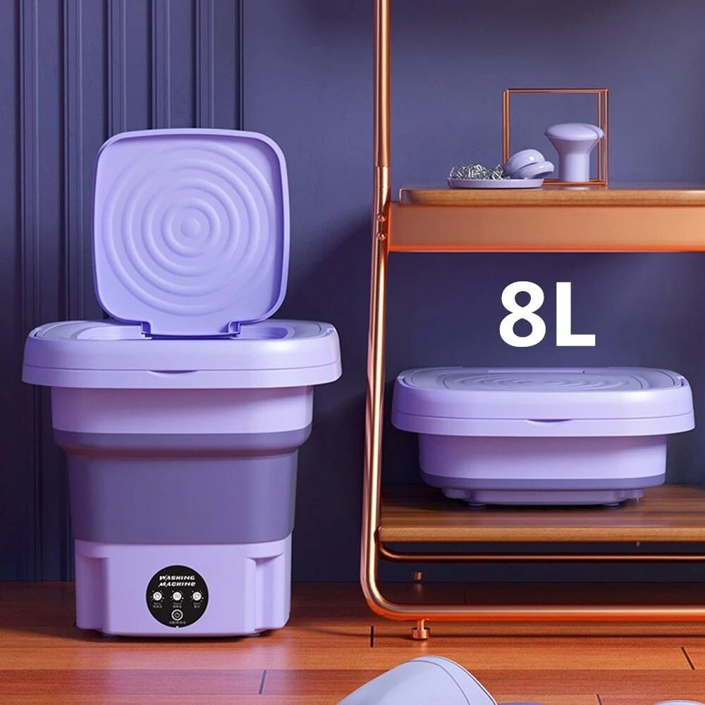 8L Folding Portable Mini Washing Machine E822562