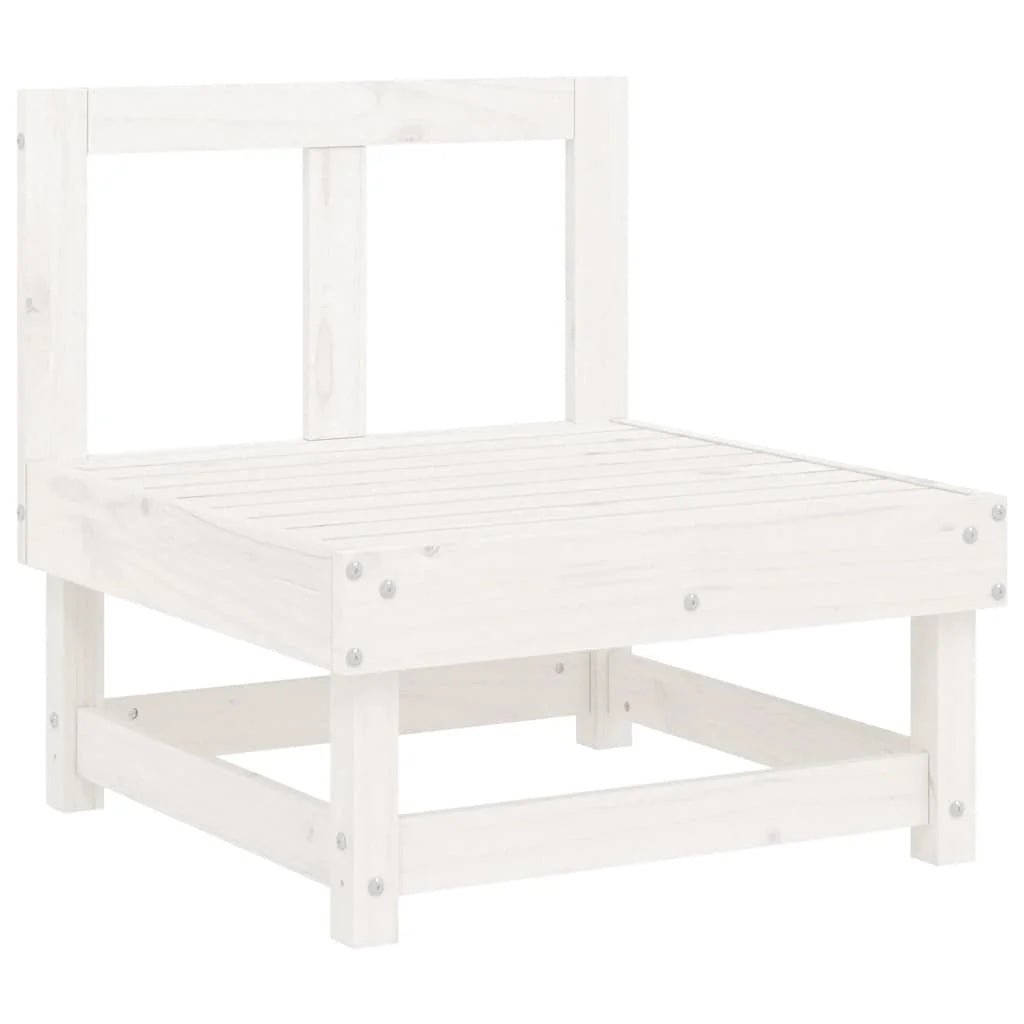 White Solid Wood Pine Sofa with Cushions Z7209