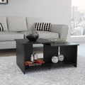 Espresso Coffee Table with Open Storage Z86312