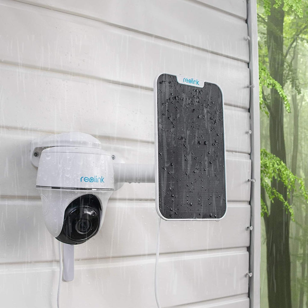 Outdoor Security Camera System Pan Tilt 3G/4G LTE Solar Battery Powered Camera with Solar Panel N754229
