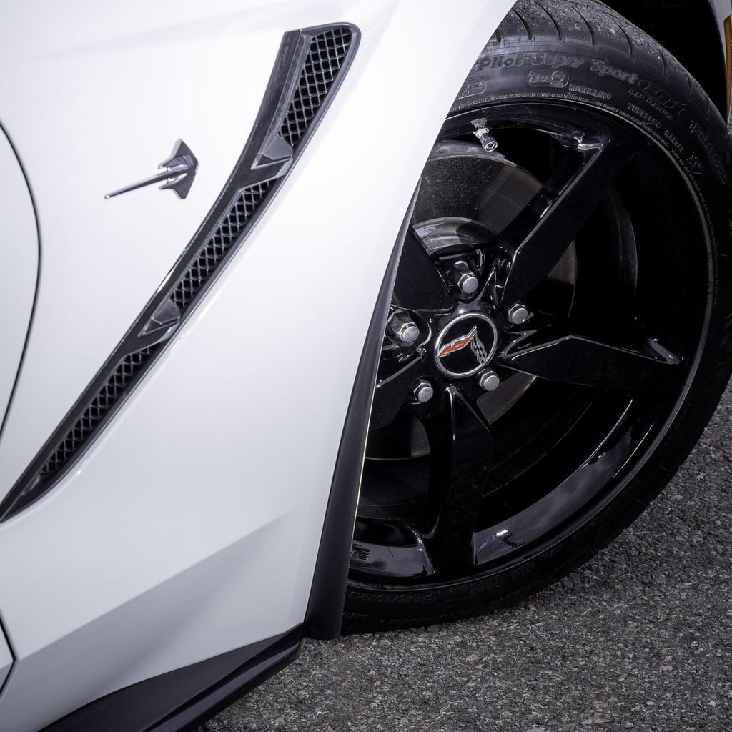Front Wheel Mud Flaps Splash Guards for C7 Corvette Stingray Z06 Grand Sport 2014-2019 M68656