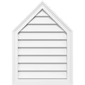 Peaked Top Surface Mount PVC Gable Vent W3711