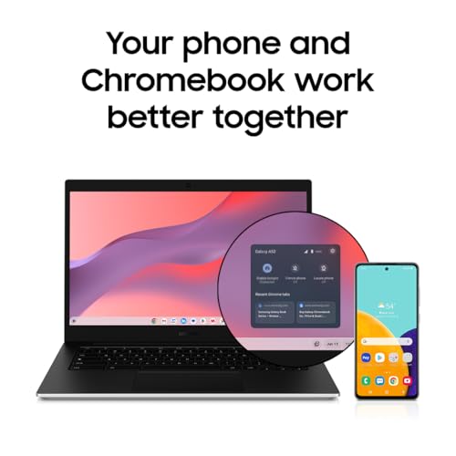 14" Intel Celeron N4500 4GB RAM 64GB Storage ChromeOS Silver Laptop V696503