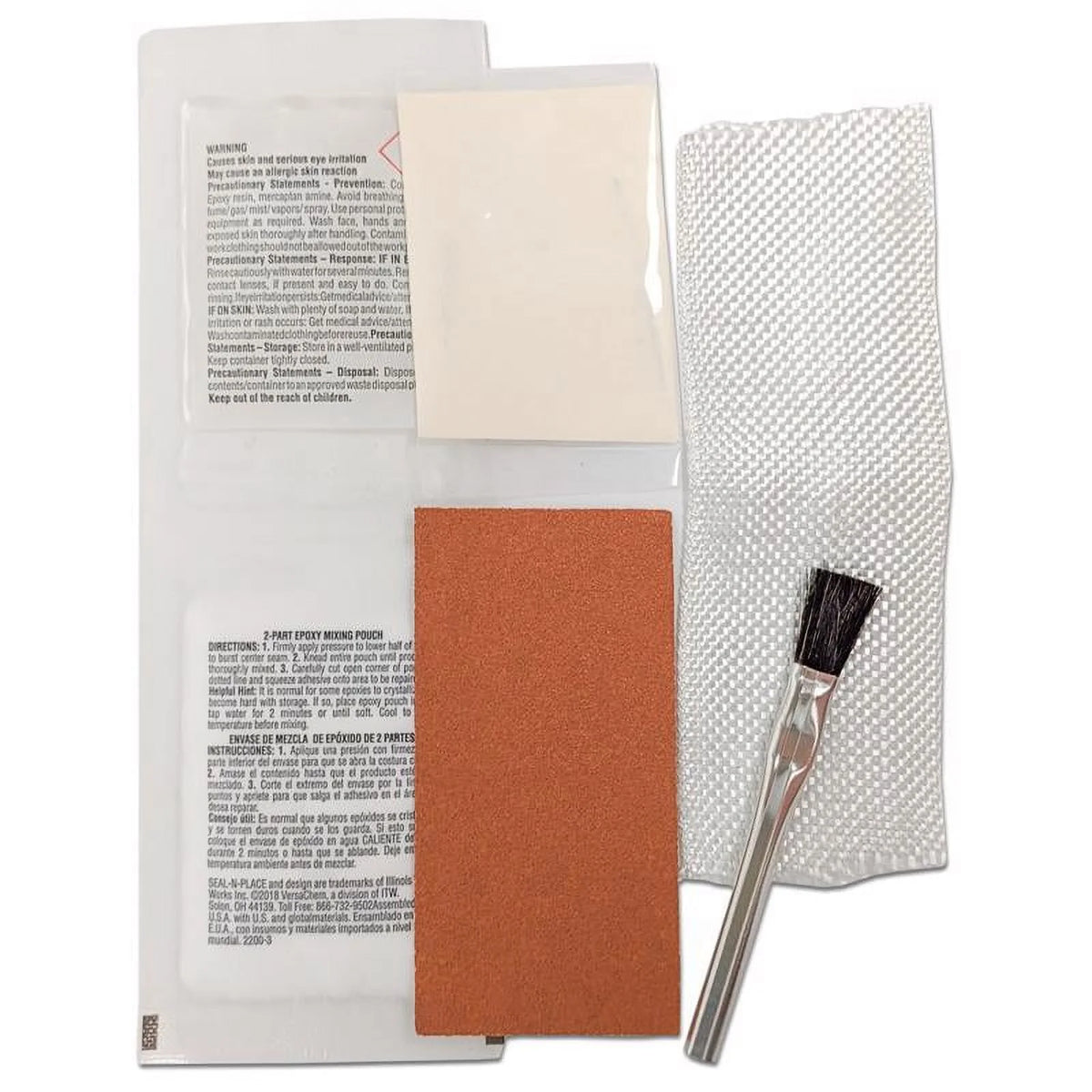 1.06 Oz. Fiberglass, Porcelain & Plastic Epoxy Repair Kit D45875