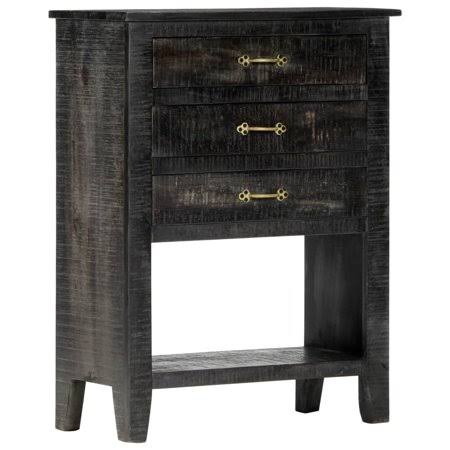 Solid Mango Wood Side Cabinet Q459695