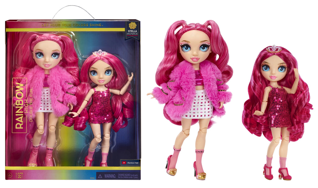 Pink 9in Fashion Dolls 2 Pack H59970