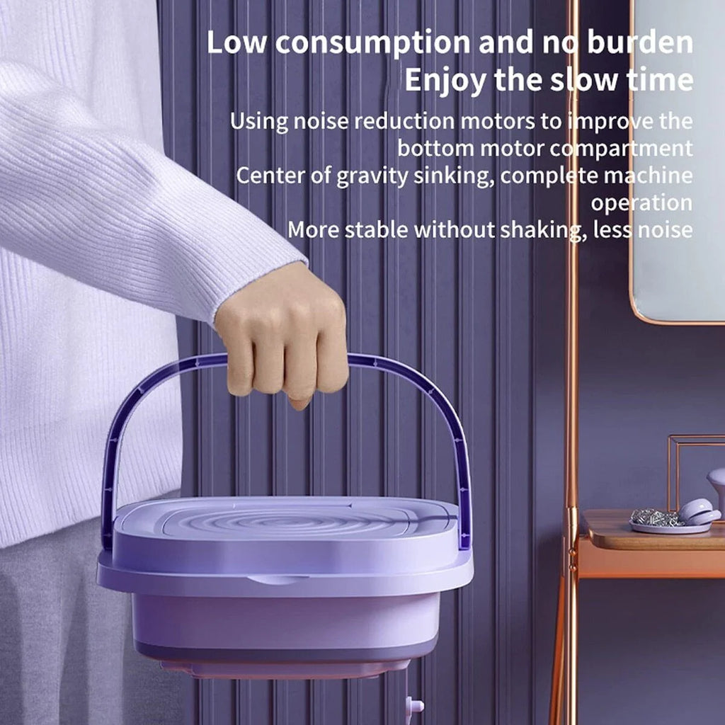 8L Folding Portable Mini Washing Machine E822562