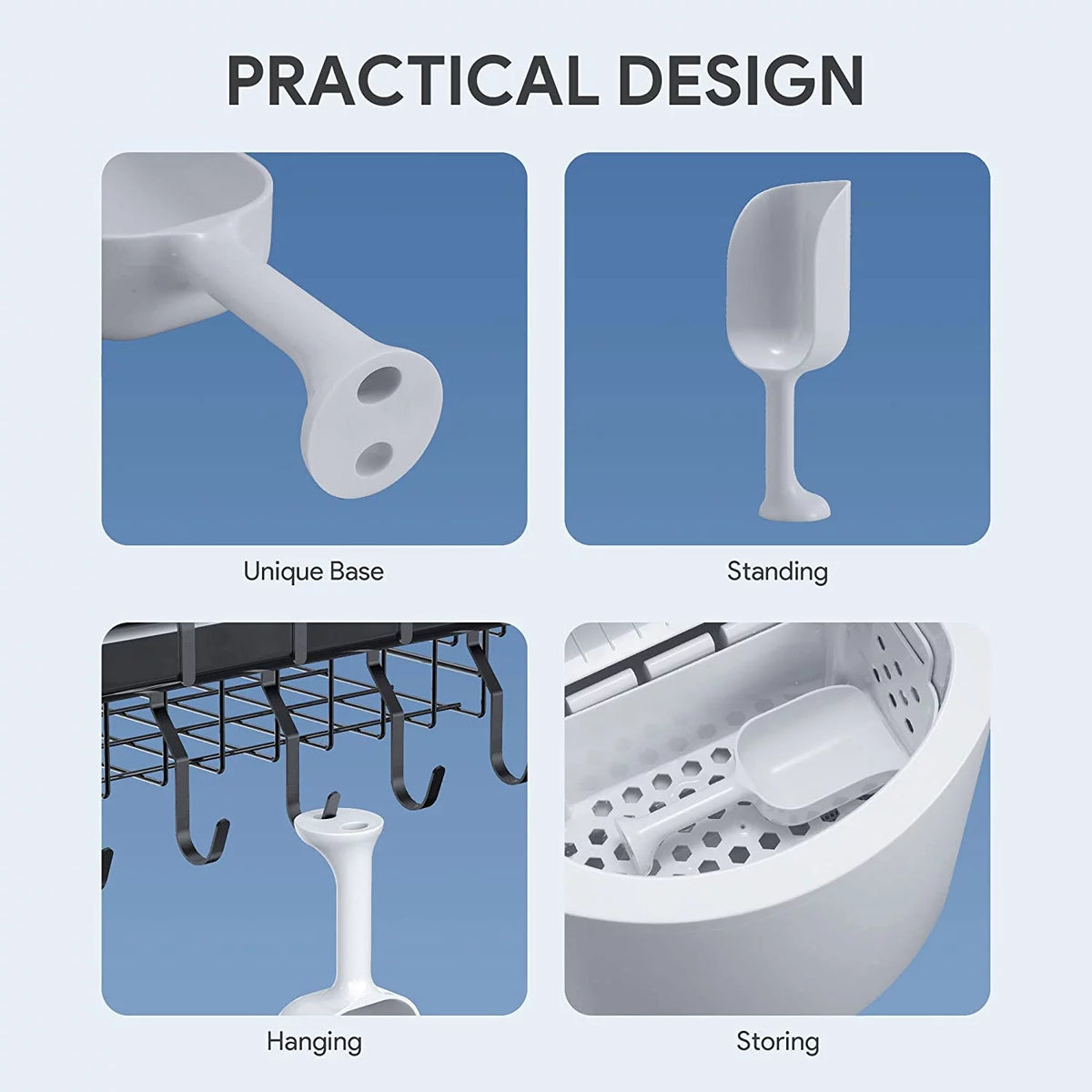 Countertop Ice Maker with Basket and Ice Scoop, White C466877