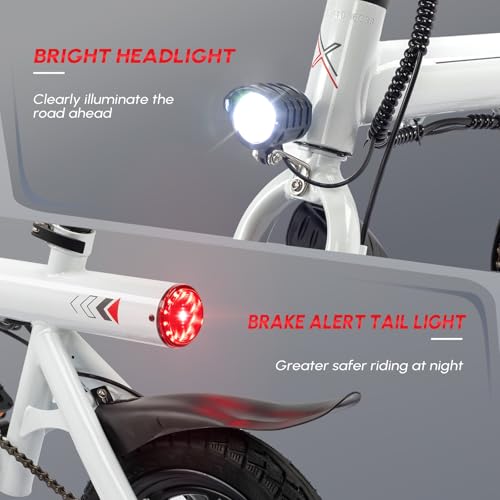 14" Folding Electric Bike 350W Motor 36V 6AH Battery Z292