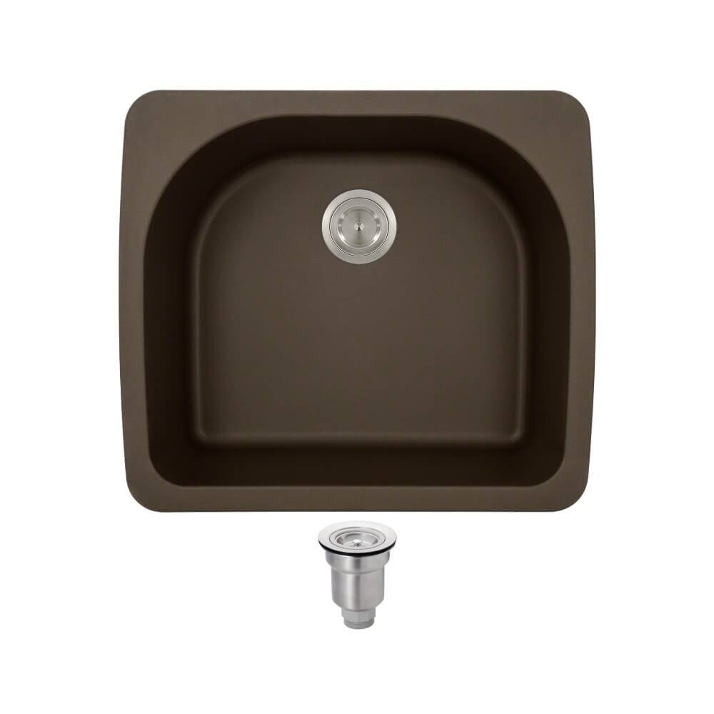 Quartz Granite Drop-in Kitchen Sink with Flange F616010