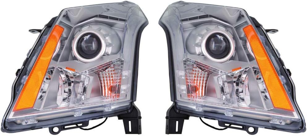 Headlight Assembly for Cadillac SRX 2014 2015 2016 Passenger Side Halogen Type L145