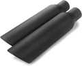 Black Coated Stainless Steel Exhaust Tip 2.5" Inlet to 4" Outlet 17" Long Pack of 2 T112899