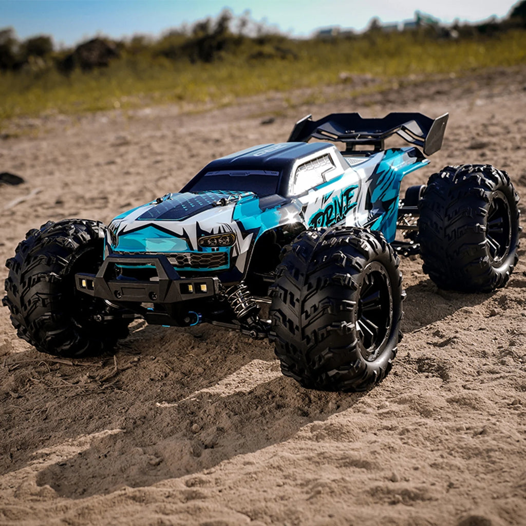2.4Ghz 70KM/H 1/16 Off Road RC Trucks Brushless Motor LED Light 4WD Vehicle H1674
