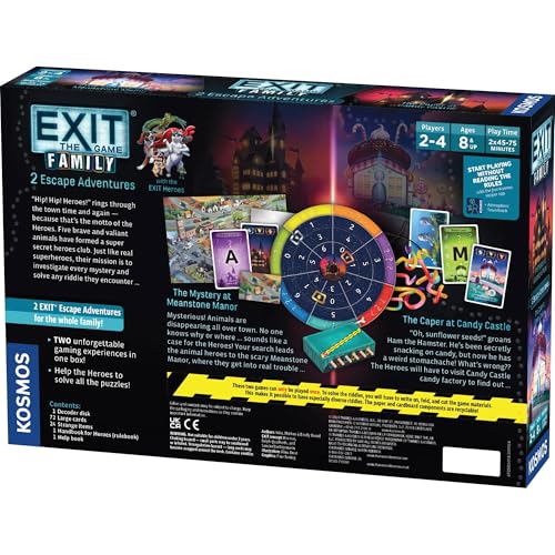 2-4 Players Co-Operative Escape Room Game C3133