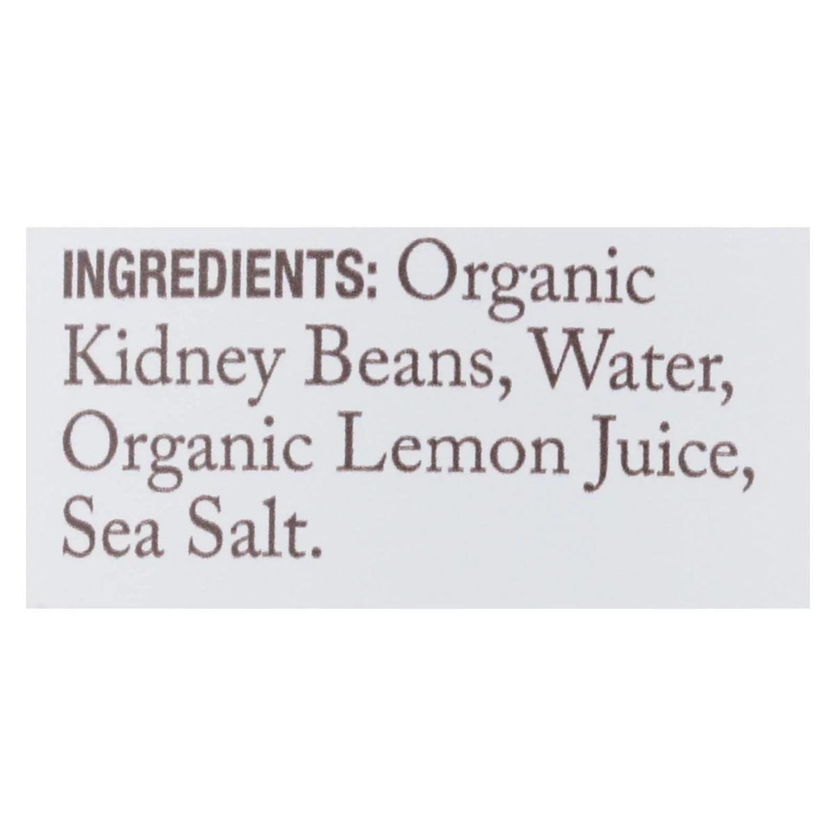 Organic Kidney Beans - Case of 6 - 13 OZ P548947