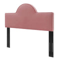 Pink Velvet Full Queen Size Headboard H8133